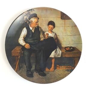 Norman Rockwell 1979 The Lighthouse Keeper's Daughter Collectors Plate